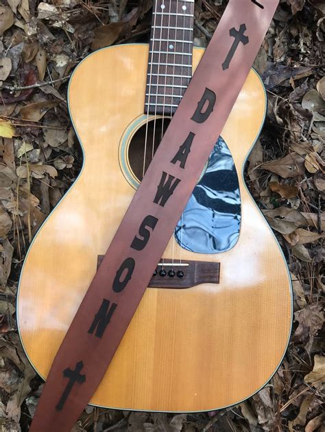 custom personalized guitar strap.